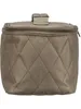 A quilted cosmetic bag on a white background. Anteprima dell’immagine prodotto