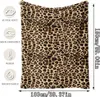 Leopardenmuster-Decke 150×100 cm – brauner 3D-Druck, Produktbild-Vorschau 2