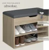 Banc à chaussures JASMINA avec coussin d'assise Voir les images du produit 4