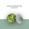 Salatschleuder Grün (2,7L Ø20cm) BPA-frei, 3in1 Produktbild-Vorschau 3