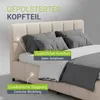 Juskys Polsterbett Florenz 140 x 200 cm mit Matratze, Produktbild-Vorschau 5