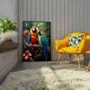 Oh Art! – Malen nach Zahlen Set Papageien – 40x50cm, mit Produktbild-Vorschau 2