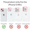 Comparison of iPhone models and their camera layouts to show product compatibility. Anteprima dell’immagine prodotto