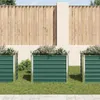 vidaXL Lit surélevé de jardin Acier galvanisé 100x40x77 cm Voir les images du produit 3
