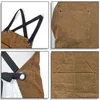Leder-Arbeitsschürze mit Werkzeugtaschen, hitze- und Produktbild-Vorschau 3