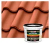 Isolbau Dachfarbe Ziegelrot 12 kg Sockelfarbe Dachlack Fassadenfarbe wasserdicht Produktbild-Vorschau
