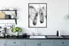 MuchoWow® Gerahmtes Poster Pferd - Tiere - Porträt - Weiß Produktbild-Vorschau 3