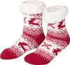Kuschelsocken mit Rentier-Motiv rot-weiß - 35-38 Produktbild-Vorschau 2