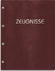 Zeugnismappe im kastanienfarbenen Einband in Felloptik, mit Produktbild-Vorschau 1