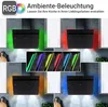 Dunstabzugshaube 80cm SOLO809SHCM RGBW Ambientebeleuchtung Produktbild-Vorschau 3