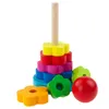 Tg67026 Drevené Bloky Veža Puzzle Sorter Pyramída Náhľad obrázku produktu 5
