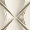 3D Tapete Silber-Weiß mit Retro Design – Grau, Metallic, Produktbild-Vorschau 8