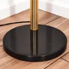 Schiavonea Stehlampe aus Metall/Stoff in Schwarz/Messing Produktbild-Vorschau 6