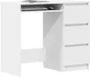 vidaXL Schreibtisch Weiß 90x45x76 cm Holzwerkstoff Produktbild-Vorschau 3