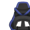 vidaXL Chaise de jeu avec repose-pieds Noir et bleu Voir les images du produit 12
