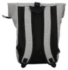 Rolltop-Rucksack mit Steckschnalle, Grau, gepolsterter Produktbild-Vorschau 4