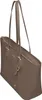 A studio shot of a taupe leather tote bag. Anteprima dell’immagine prodotto