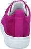 A close-up, rear view of a pink sneaker with a white sole. Produktbild-Vorschau