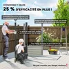 Outsunny Abri de jardin en métal 2,5 m² facile à monter, Voir les images du produit 3