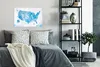 MuchoWow® Poster Vereinigte Staaten - Weltkarte - Aquarell Produktbild-Vorschau 4