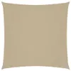 vidaXL Sonnensegel Oxford-Gewebe Quadratisch 4x4 m Beige Produktbild-Vorschau 1