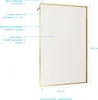 Paroi de Douche Verre Cannelé 6 mm - 140x200 cm - Cadre et Voir les images du produit 4