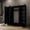 Drehtürenschrank LARO 200 cm Moderner Kleiderschrank mit Produktbild-Vorschau 3