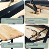 holz4home® Bierzeltgarnitur 3-teilig aus Holz I 117 x 45,5 Produktbild-Vorschau 3
