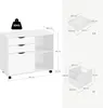 WOLTU Rollcontainer, Aktenschrank mit 3 Schubladen, 5 Produktbild-Vorschau 3