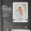 HOMCOM Ztlumitelné koupelnové zrcadlo, osvětlené zrcadlo s Náhled obrázku produktu 6