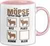 Möpse Hören Aufs Wort Tasse Geschenk Möpse Besitzer Mama Produktbild-Vorschau 1