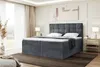 A bedroom scene with a large bed as the main focus. Produktbild-Vorschau