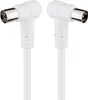 goobay Câble d'antenne coudé 2 x blindé coaxial mâle 90° Voir les images du produit 1
