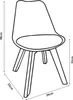 Kinderzimmerstuhl ‘Elvdal’ 2er Set gepolstert 56 x 38 x 33 Produktbild-Vorschau 7
