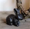 Gartenfigur Hase antikbraun Produktbild-Vorschau 4
