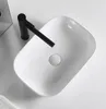 Umywalka nablatowa, ceramiczna, łazienkowa, biała, Podgląd zdjęcia produktu 5
