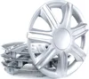 4x 15" Zoll Radkappen Silber Radzierblenden Radblenden Produktbild-Vorschau 1