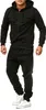 Herren Jogginganzug einfarbig 100% BW 586 Schwarz XXL Produktbild-Vorschau 1