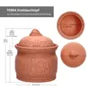Terra Knoblauchtopf mit Deckel Ø 12,8cm aus Terrakotta Produktbild-Vorschau 6
