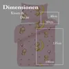 Kinder Bettwäsche 100x135/40x60cm 2-teilig Bärchen Rosa – Produktbild-Vorschau 2