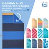 Blumtal Mikrofaser Strandtuch 90x180 cm – Blau gestreift, Produktbild-Vorschau 6