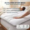 CASABEL Cloud Matras Topper 90 x 200 cm van microvezel - Productafbeelding-voorbeeld 2