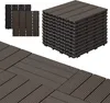 Aopunly WPC 11x Holzfliesen Terrassenfliesen á 30 x 30 x Produktbild-Vorschau 1