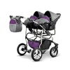 Zwillingskinderwagen 5 in 1 Twin Star inkl. Autositze und Produktbild-Vorschau 4