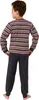 Jungen Frottee Pyjama Schlafanzug langarm mit Bündchen - Produktbild-Vorschau 4
