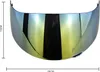 A motorcycle helmet visor with measurement indicators. Podgląd zdjęcia produktu
