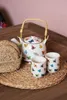 Clayre & Eef theepot met filter, 700 ml, beige/geel, Productafbeelding-voorbeeld 2