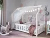 Łóżko Domek DUBI dziecięce 160x80 kolor biały Podgląd zdjęcia produktu 3