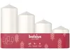 Bolsius Glatte Stumpenkerzen - 4er Set - Advent - Weiß - Produktbild-Vorschau 1