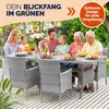 CASARIA® Gartenstühle 2er Set Polyrattan Stapelbar mit Produktbild-Vorschau 8